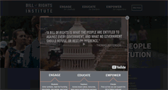 Desktop Screenshot of billofrightsinstitute.org