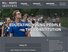 Tablet Screenshot of billofrightsinstitute.org